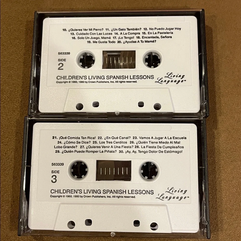 Children's Living Spanish Language Course- cassette edition.